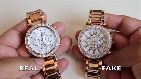 mk watches original vs fake|michael kors watch mk case.